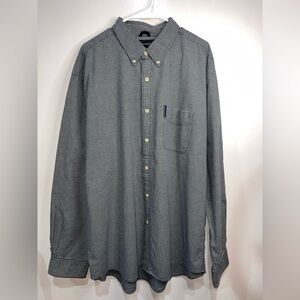 Abercrombie & Fitch Shirt Mens size XL Black Check Button Down Cotton